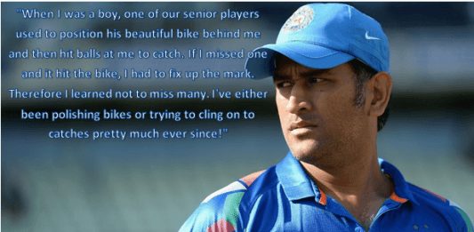 M S Dhoni