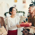 Presenting Christmas Gifts
