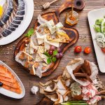 Various delicacies on the table