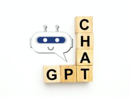 Chat GPT wooden block