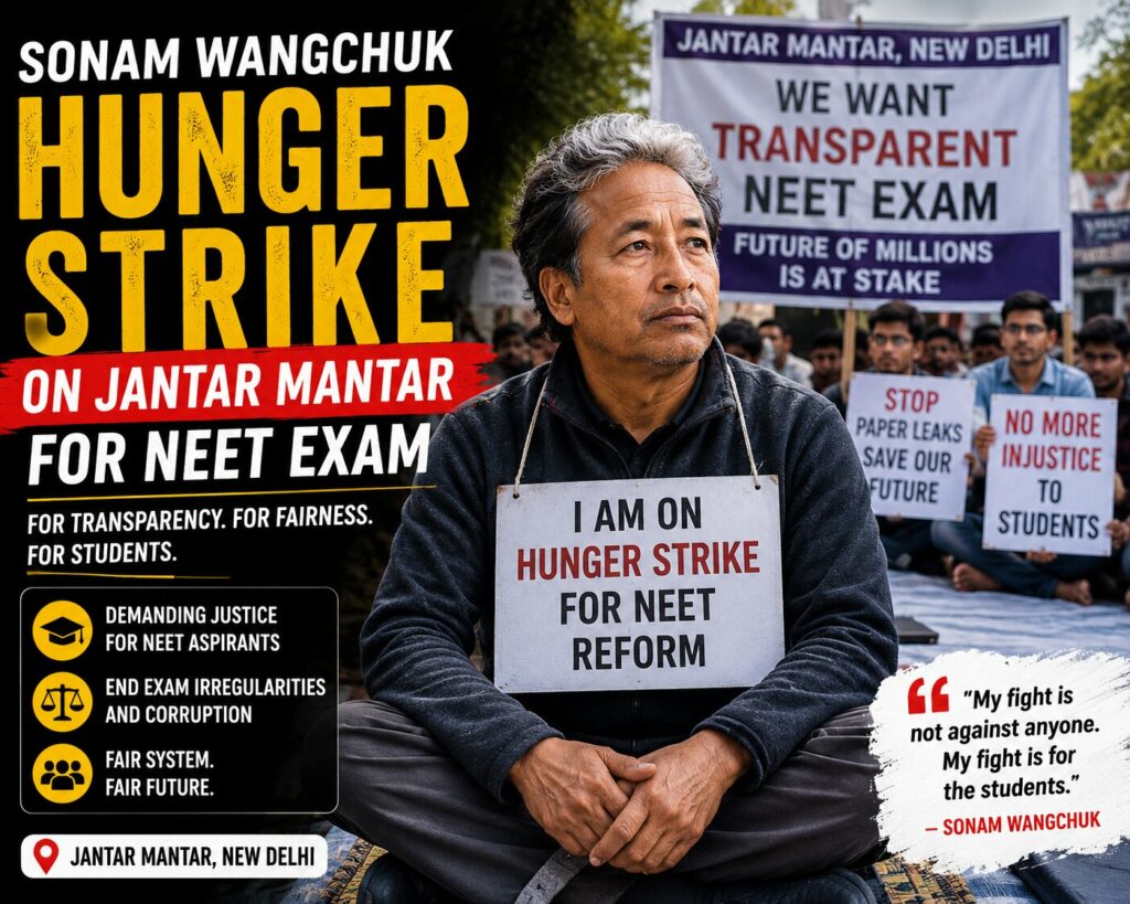 Sonam Wangchuk's Hunger Strike: How One Man Sparked a National Conversation Sonam Wangchuk Hunger Strike