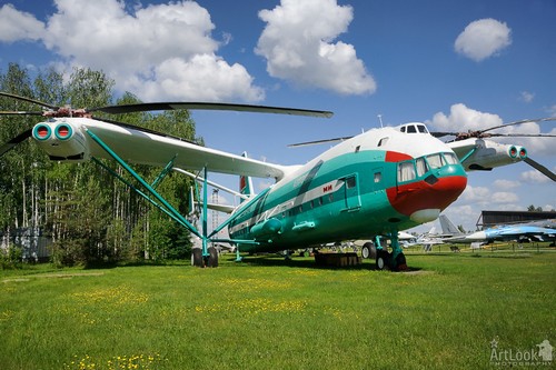 Heavy transport Helicopter Mil V-12 “Homer” (1967) - Monino Air Force Museum - Military Tours with Moscow Guide and Driver
