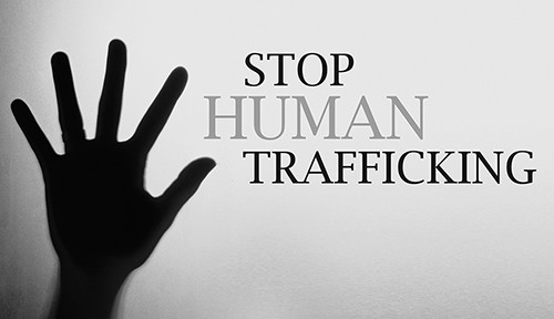 Stop Human Trafficking bw