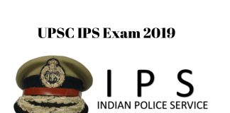 UPSC IPS Exam 2019