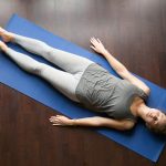 Yoga at home: resting posture