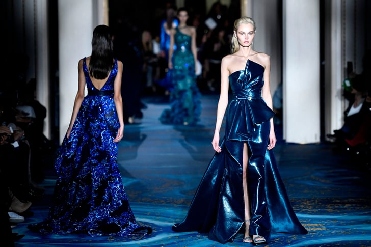 Haute couture blue