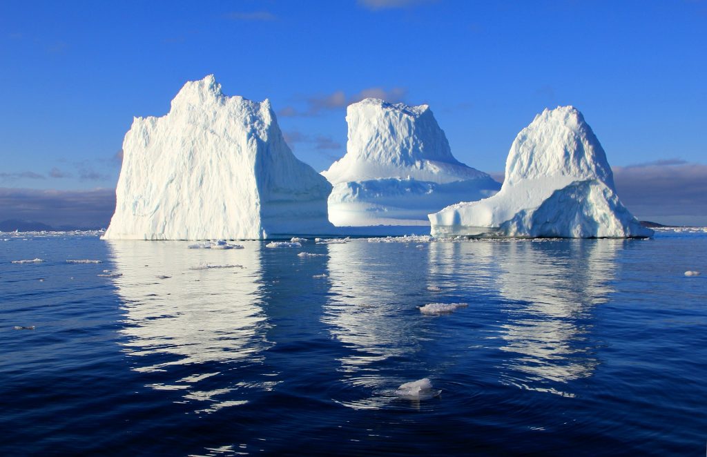 Iceberg during water scarcity