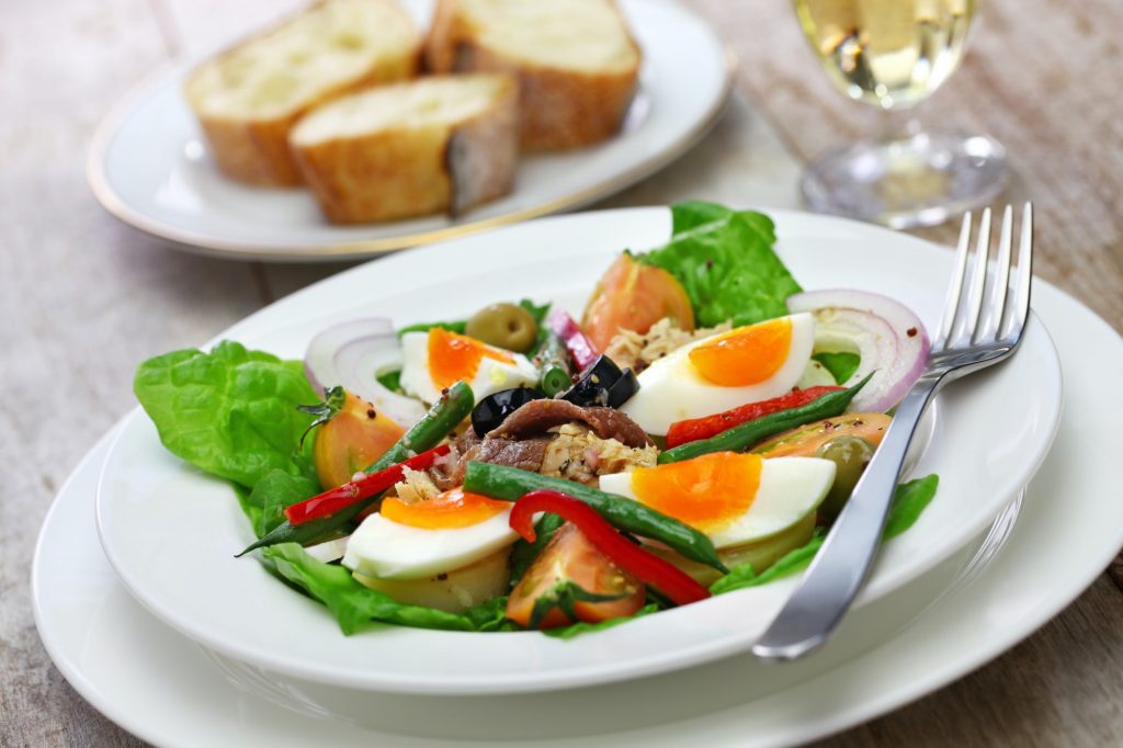 nicoise salad, french cuisine