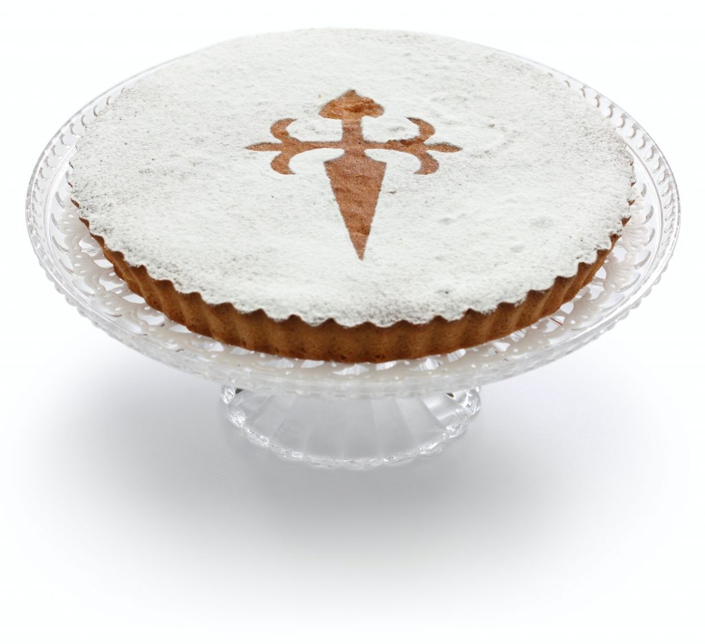 tarta de santiago, spanish almond cake