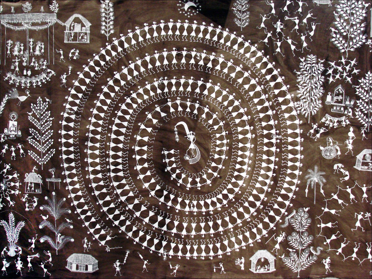 Ancient Warli Art Of Adivasis   Warli Painting 1536x1152 