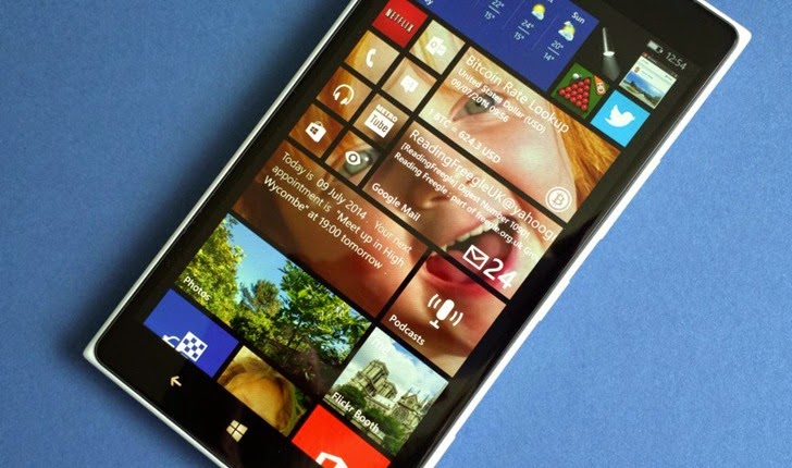 A sample preview of Windows Phone 8.1