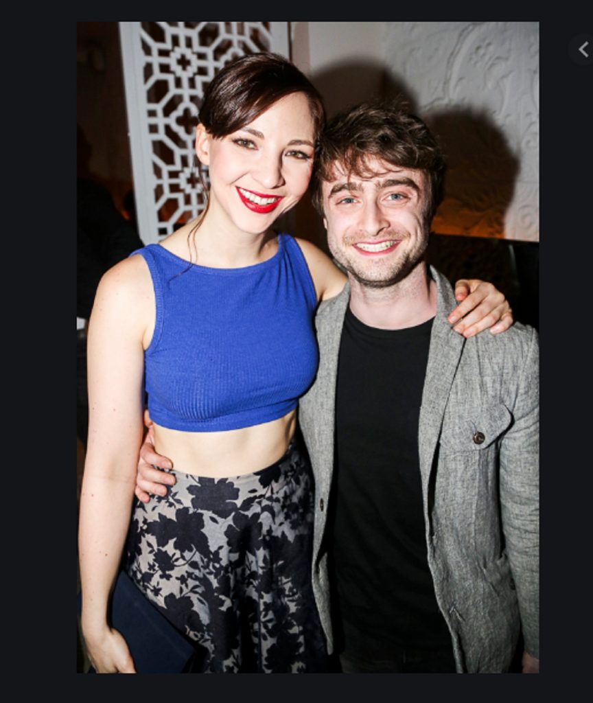 Daniel Radcliffe with Erin Maya Darke