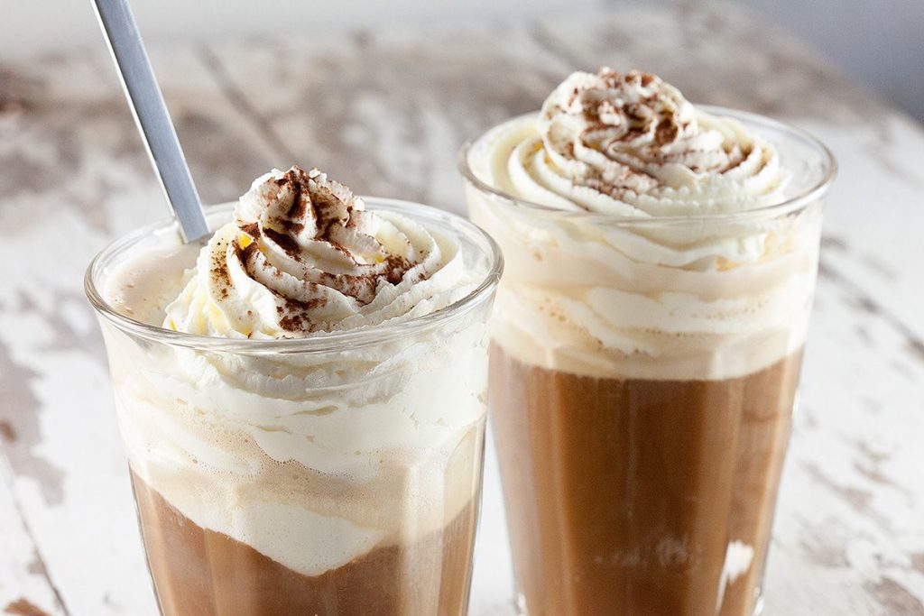 Chocolate vanilla cold coffee