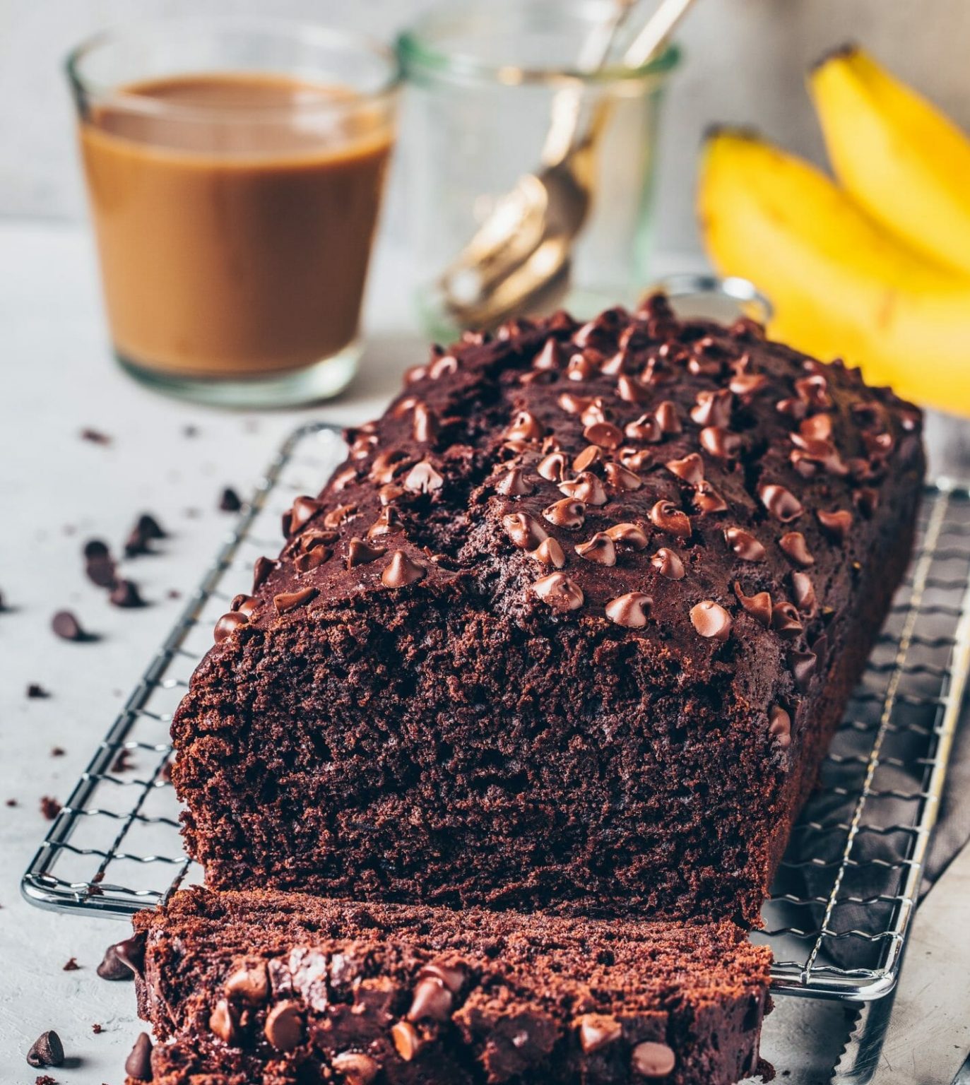 Quick And Easy Chocolate Banana Cake In A Blender