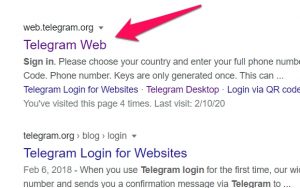 telegram web link