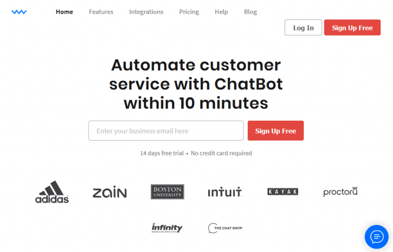 chatbot api for website