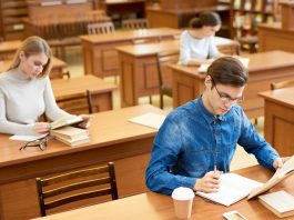 Reading Room in Modern University