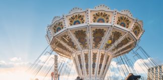 Carousel of the amusement park