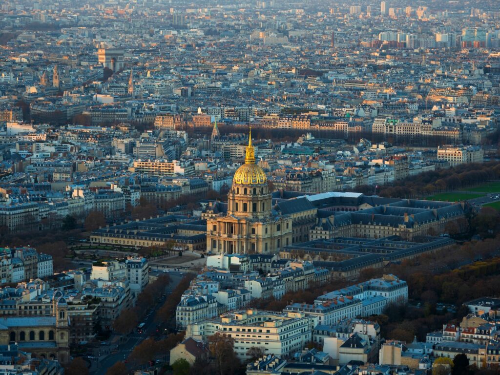 Invalides in Paris France