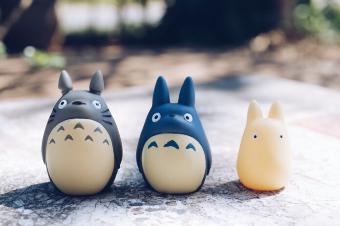 My neighbor Totoro cartoon figure.