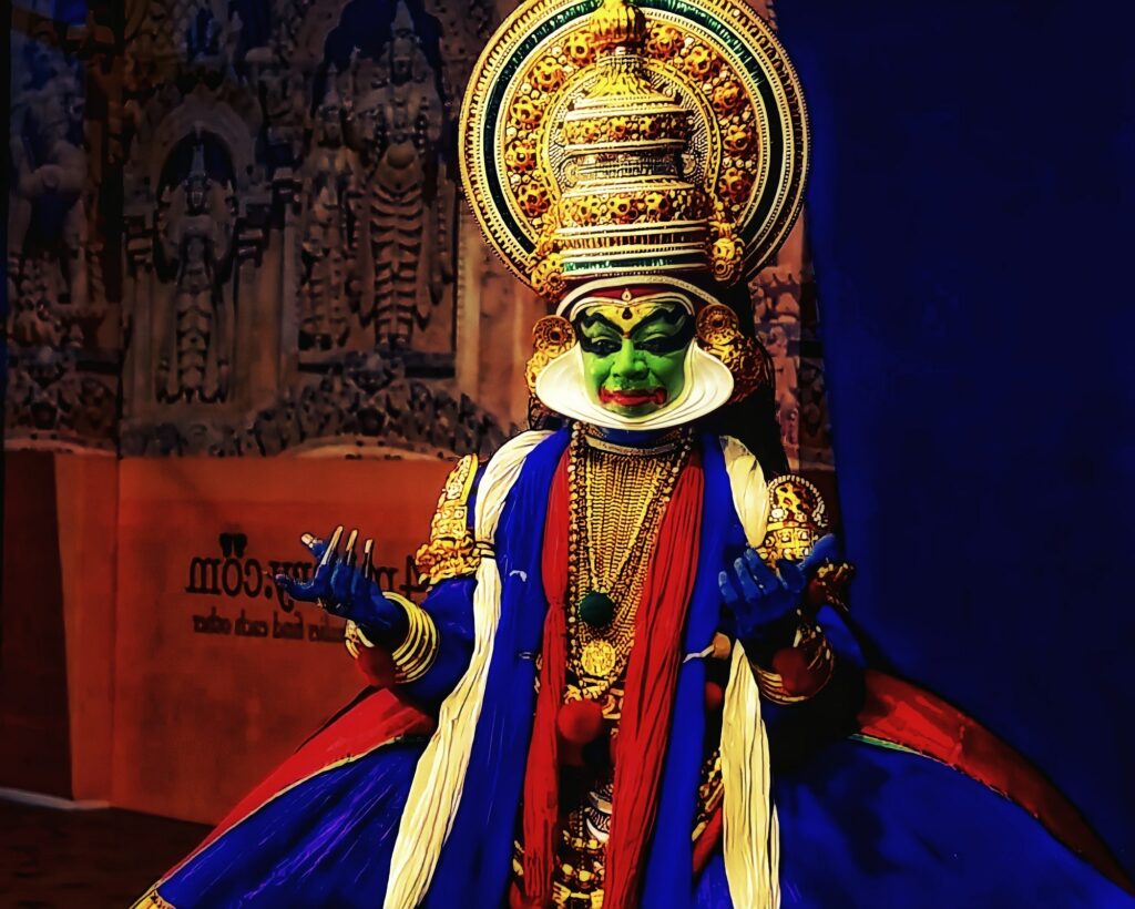 Kathakali..classical Indian dance.