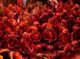 Capturing the vibrant chaos of Holi.