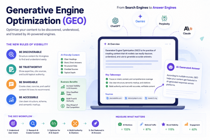 Generative Engine Optimization
