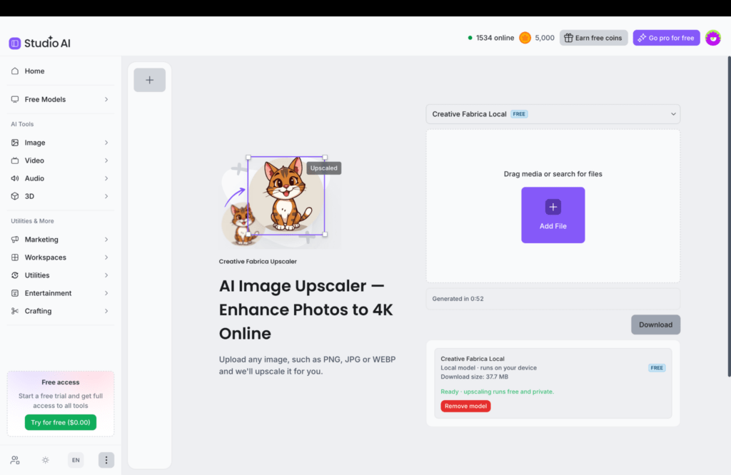 creative fabrica studio desktop