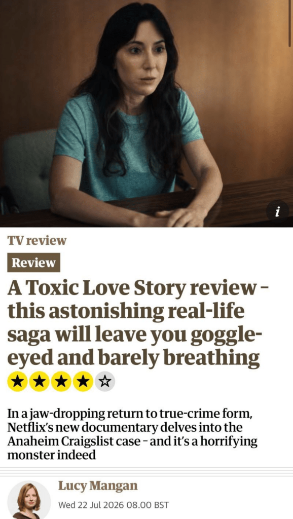 A Toxic Love Story Review: A Gripping True Crime Documentary That Proves the Truth Is Never Simple