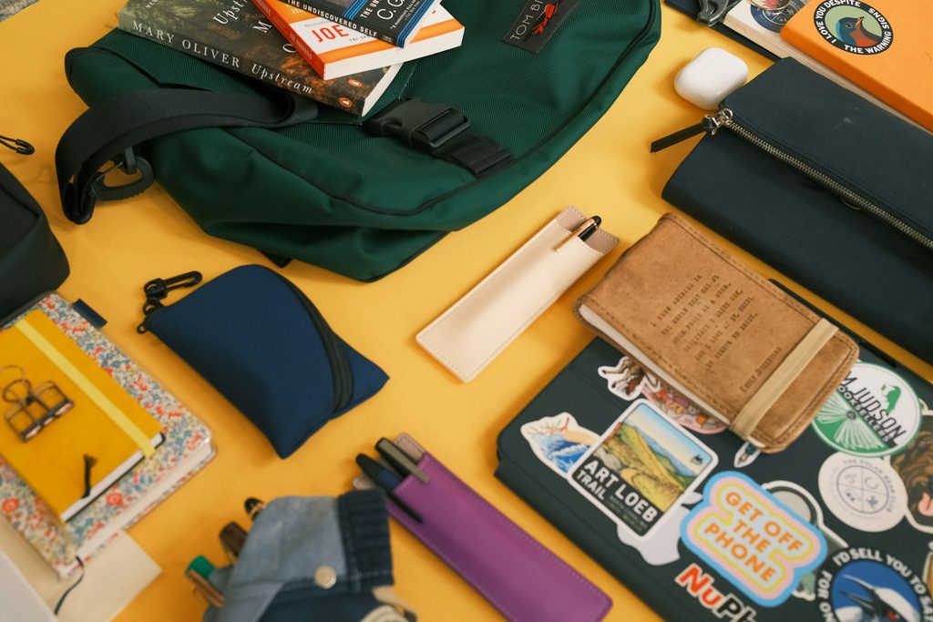 student bag for exam